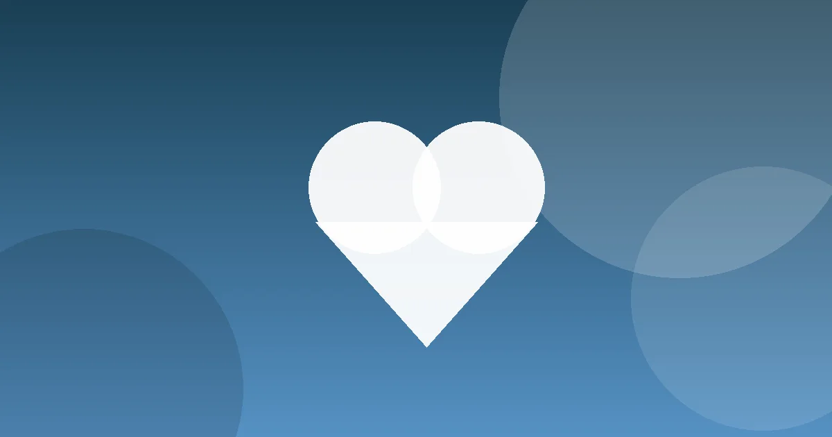 Illustration of a heart, representing the wellbeing of care staff